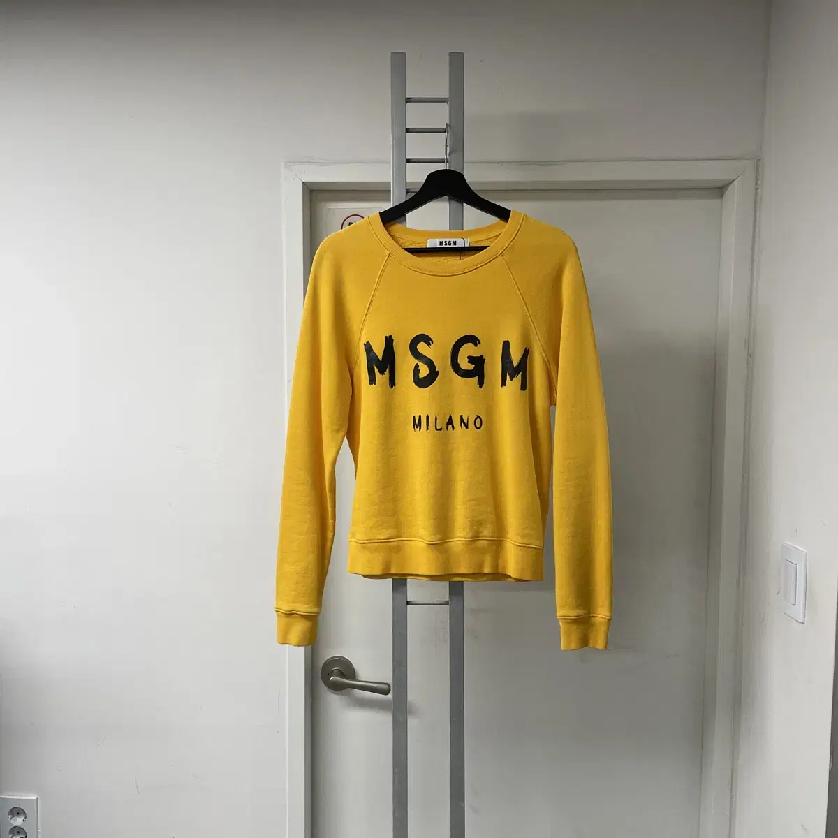 MSGM 맨투맨 옐로우 XS(w)